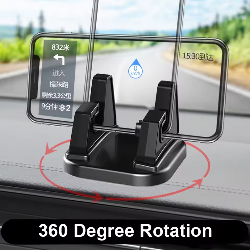 Phone Accessories Holder Car - حامل هاتف عالمي للسيارة قابل للدوران