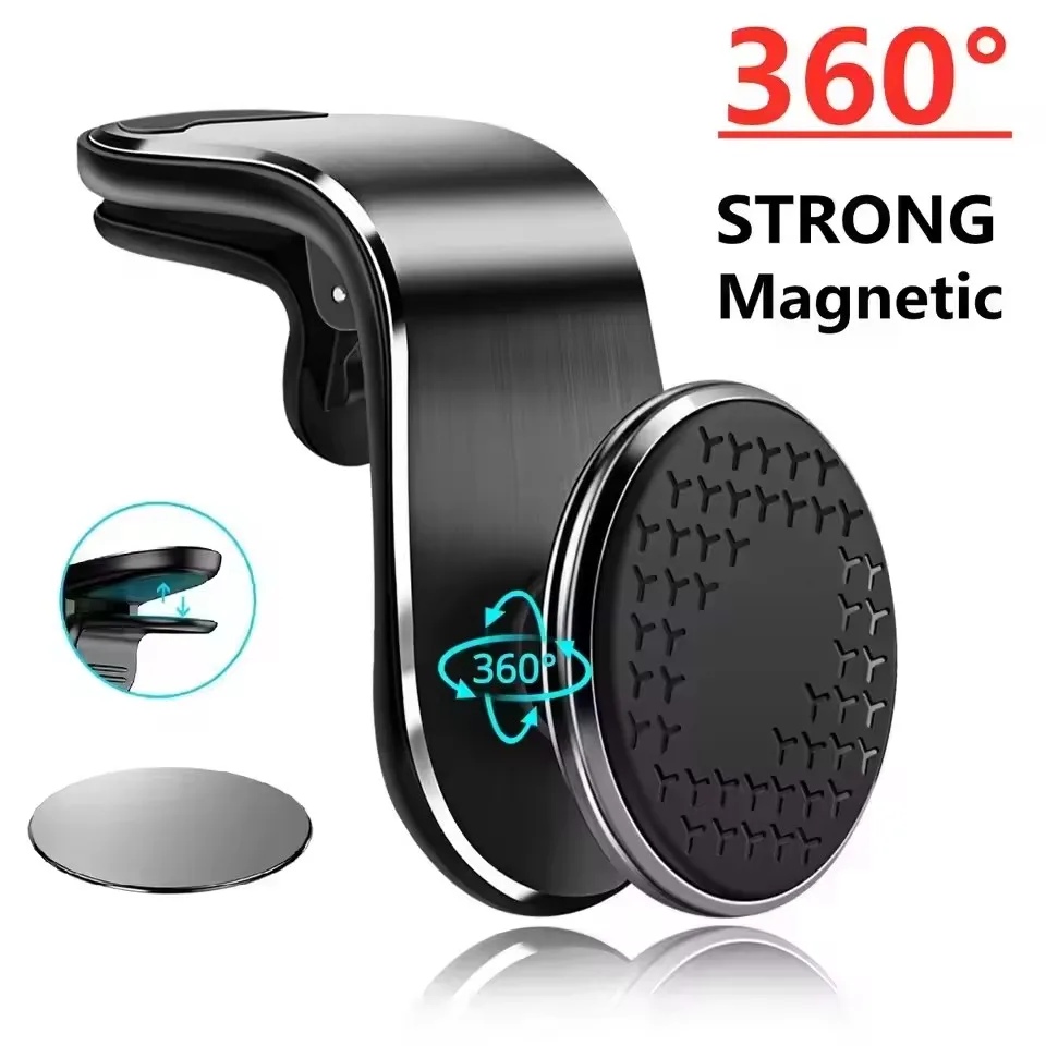 Phone Accessories Holder Car - حامل هاتف مغناطيسي للسيارة، يمكن تثبيته