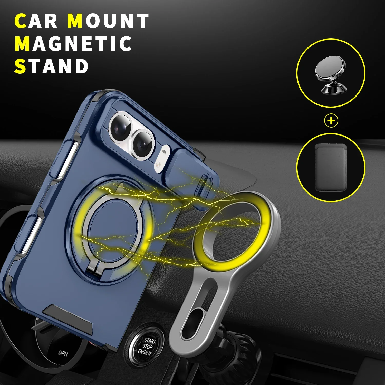 حافظة لهاتف آيفون ديو، غطاء وا - مراجعة Phone Accessories Holder Car وسعره
