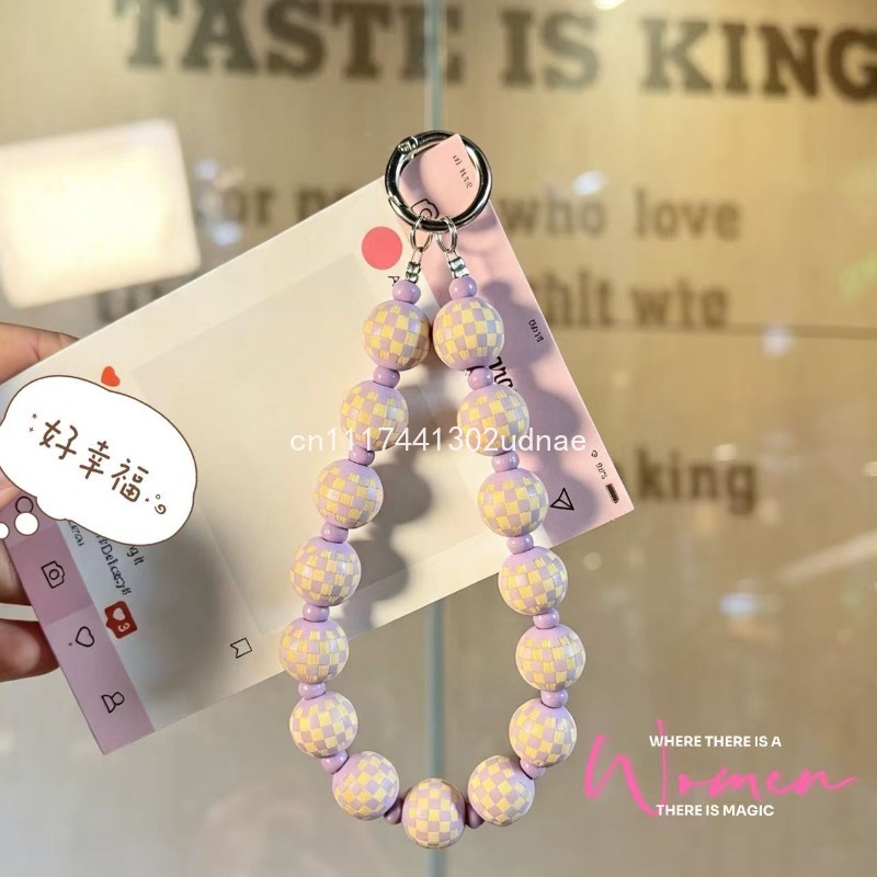 سلسلة هاتف خشبية أصلية مزينة ب - مراجعة Phone Accessories Charms وسعره