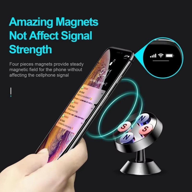 حامل هاتف مغناطيسي للسيارة، حا - مراجعة Phone Accessories Useful وسعره