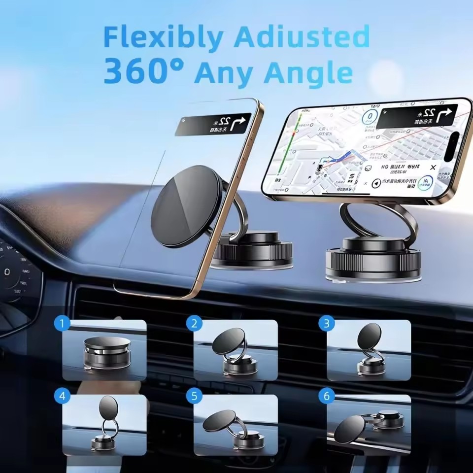 حامل هاتف مغناطيسي للسيارة مع  - مراجعة Phone Accessories Holder Car وسعره