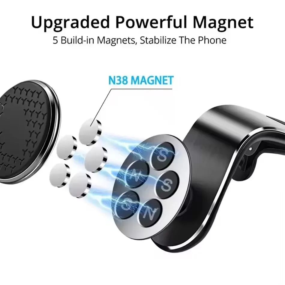حامل هاتف مغناطيسي للسيارة، يم - مراجعة Phone Accessories Holder Car وسعره