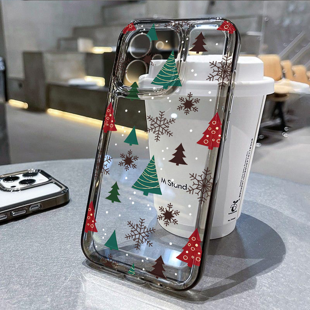 غطاء هاتف شفاف بتصميم شجرة عيد - مراجعة Apple Iphone 15 وسعره